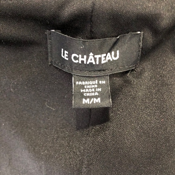 🎄 Le Chateau LBD black dress mini SZ M - Picture 9 of 11